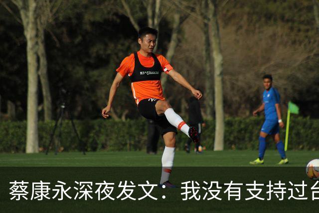 蔡康永深夜发文：我没有支持过台独